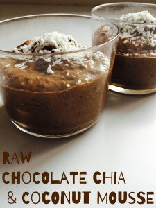 RAW chocolate chia